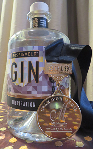Great Karoo Spirit gin wins double gold with Bossieveld Gin